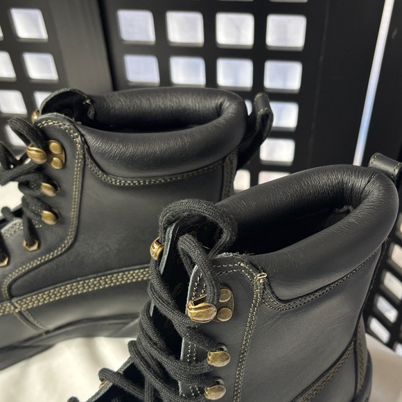 🖤 Dr. Comfort Boss Black Work/Hiking Boots 12 W Wide Leather NWOT 🖤 - Picture 11 of 12